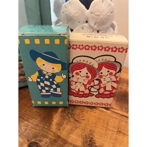 Vintage AVON HUCK L. BERRY FINGER PUPPET /LIP BALM New in Box Sunbonnet Sue Lot